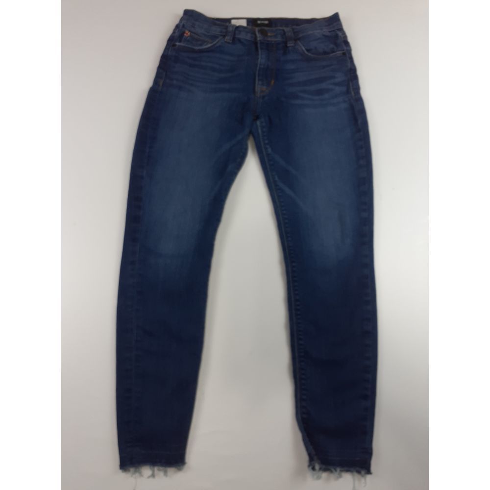 HUDSON NICO MIDRISE CROP SKINNY UNHEMMED SZ 27